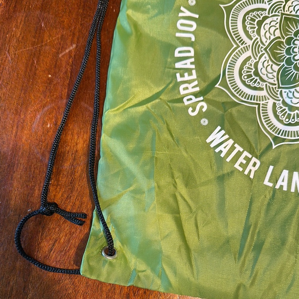 Green Drawstring Bag - Picture 4 of 10